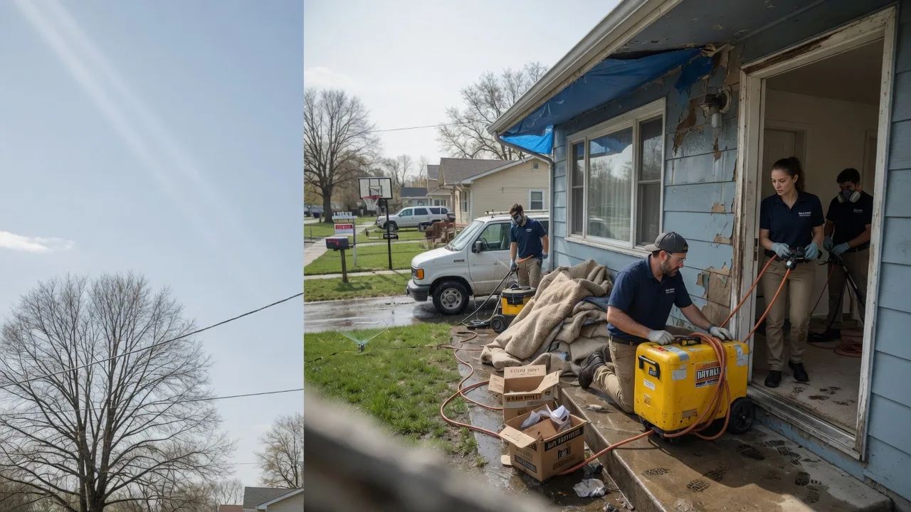 Basement Flood Cleanup in Vandalia, IL near me